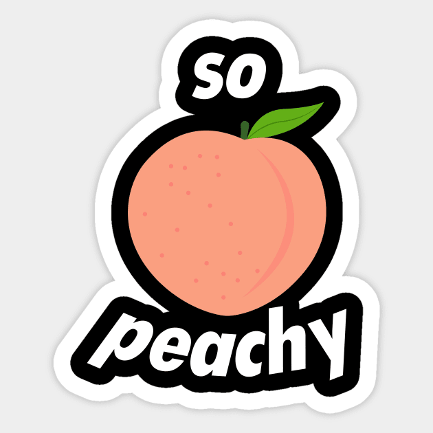 So peachy Sticker by PaletteDesigns